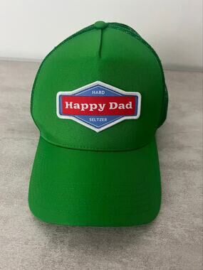 Happy Dad Hard Seltzer Green Mesh Trucker Hat Snapback Nelk Boys